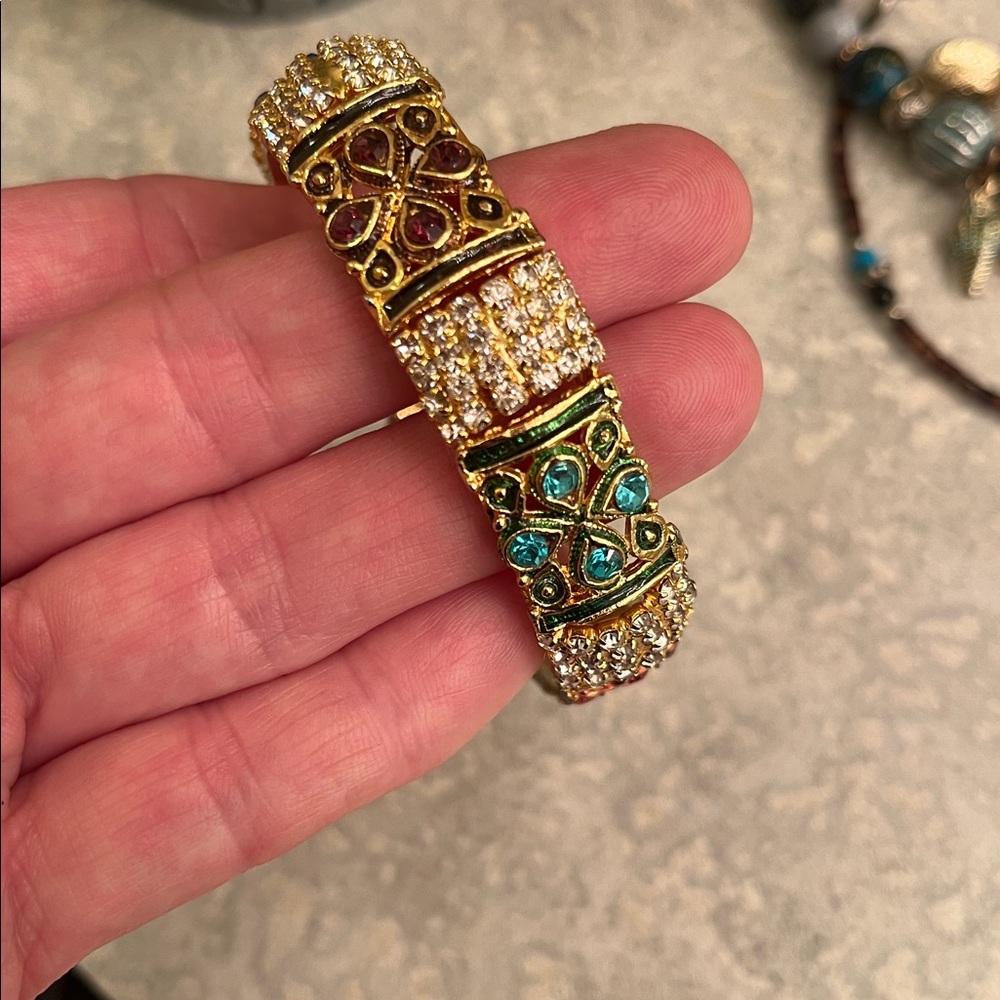 Lot of 10 bangles/bracelets and anklet - Picture 13 of 17
